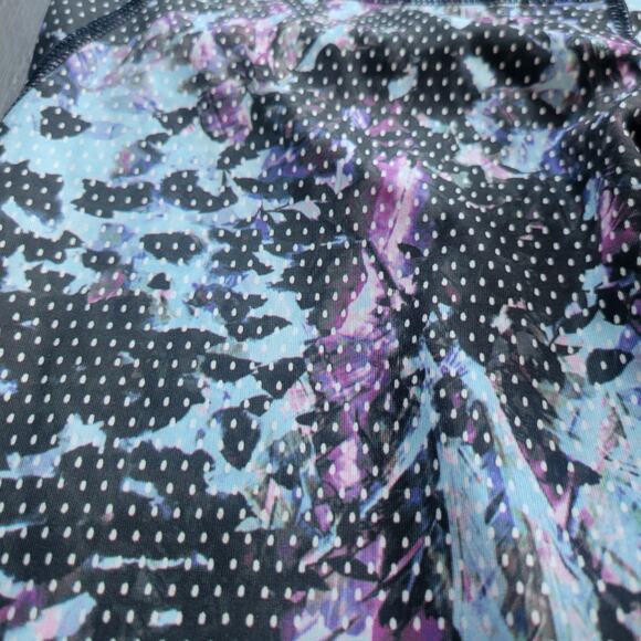 Lululemon All Sport Crop Floral Sport Tranquil Blue Multi Size 6 - Picture 2 of 8